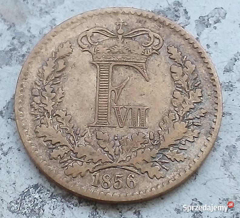 DANIA 1 SKILING RIGSMONT1856 BRĄZ FRYDERYK V Legionowo