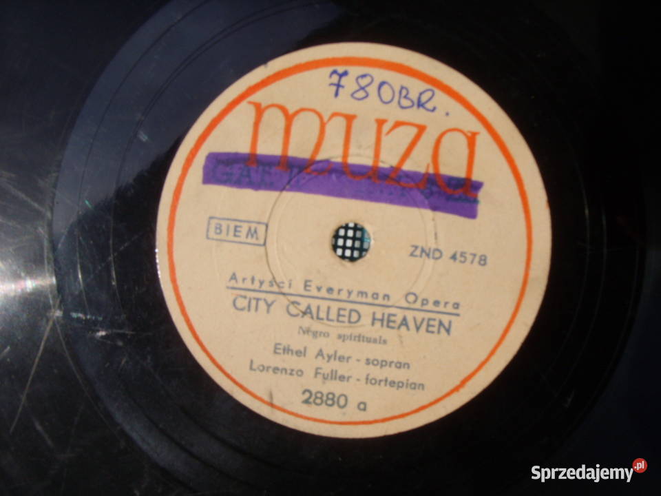 Plyta szeiakowa 10 78 obr MUZA klasyczna Wołów