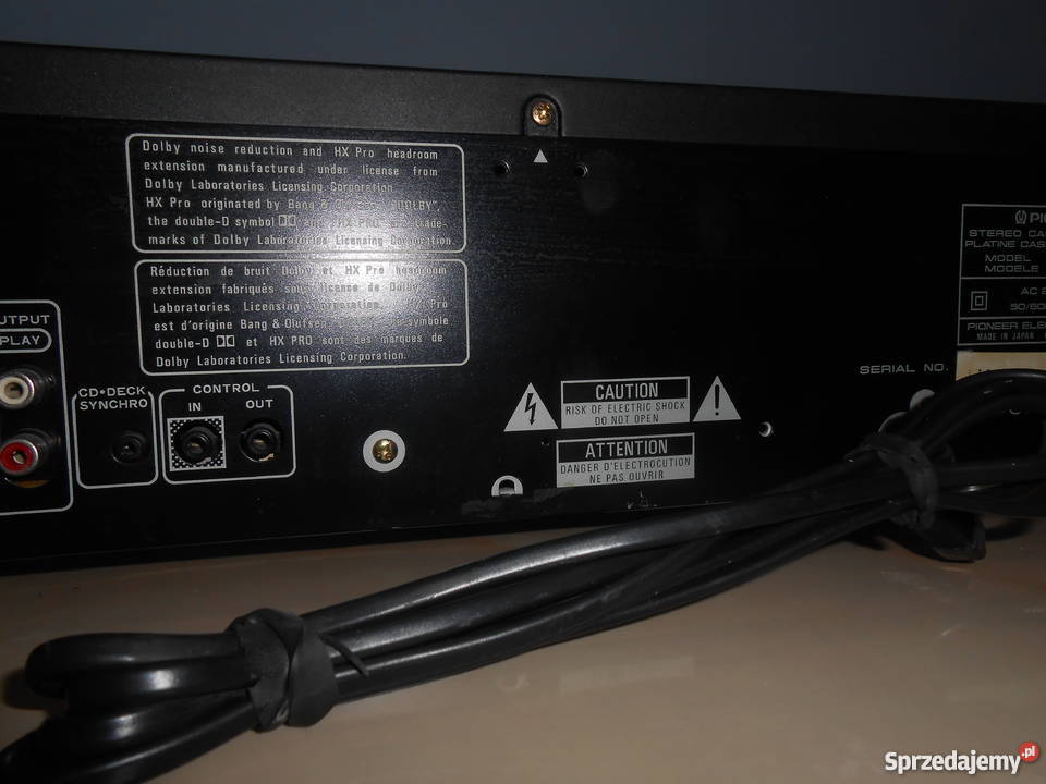 Magnetofon PIONEER CT339 podlaskie