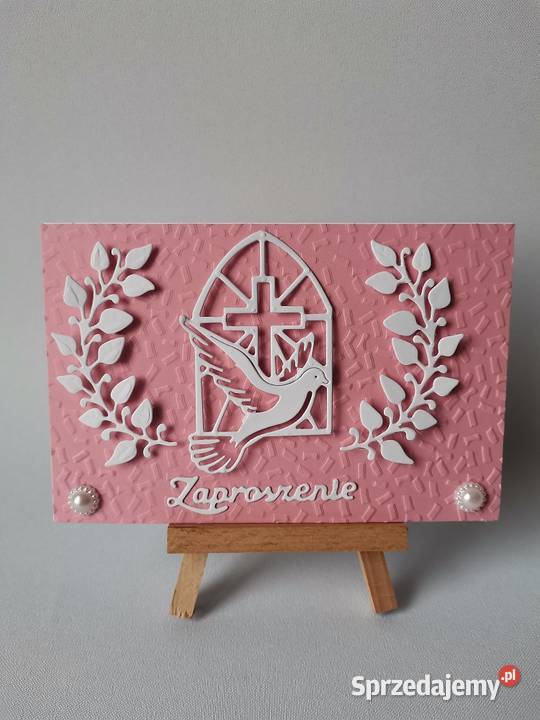 ZAPROSZENIA KOMUNIA DZIEWCZYNKA GOŁĄB W OKNIE K3 Poznań