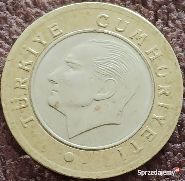 1 Lira Turcja 2023 r nowa edycja Konin sprzedam