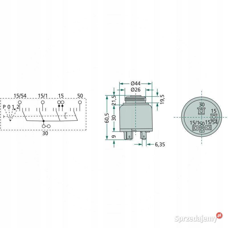 Włącznik zapłonu żarowego Cobo 22714132000 Tyczyn