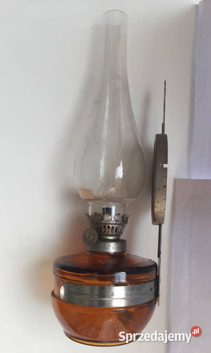 Stara PRLowska lampa naftowa produkcji polskiej Łódź
