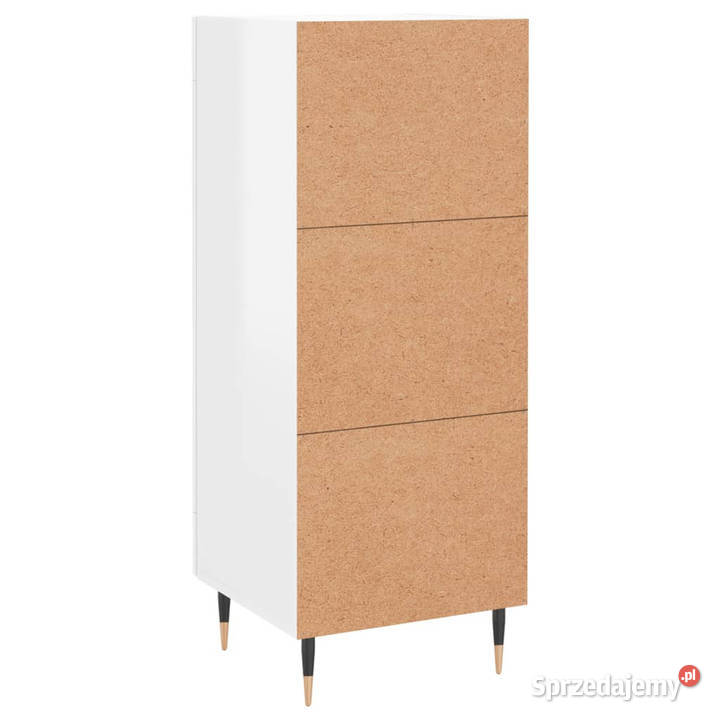 Szafka biała połysk 345x34x90 materiał