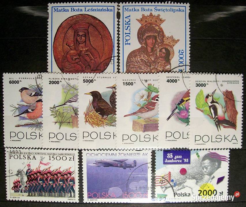 K ZNACZKI POLSKIE 1993 III kwartał kasowany Leźnica Wielka-Osiedle