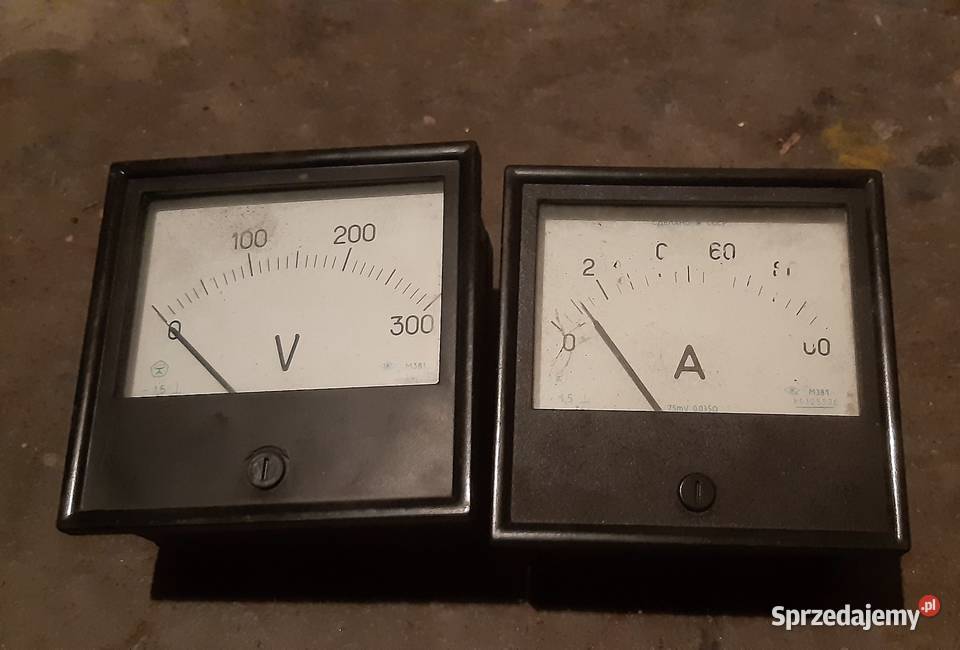 Woltomierz 400V i amperomierz 100 A produkcja Elektronika sprzedam