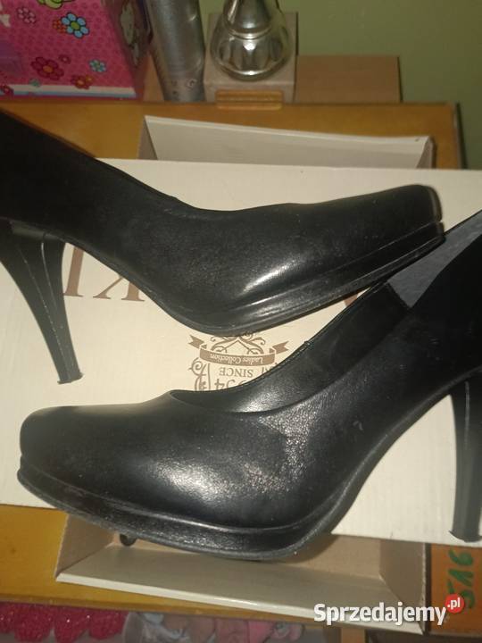 Nowe Szpilki LASOCKI Czarne 37 Eleganckie Legnica