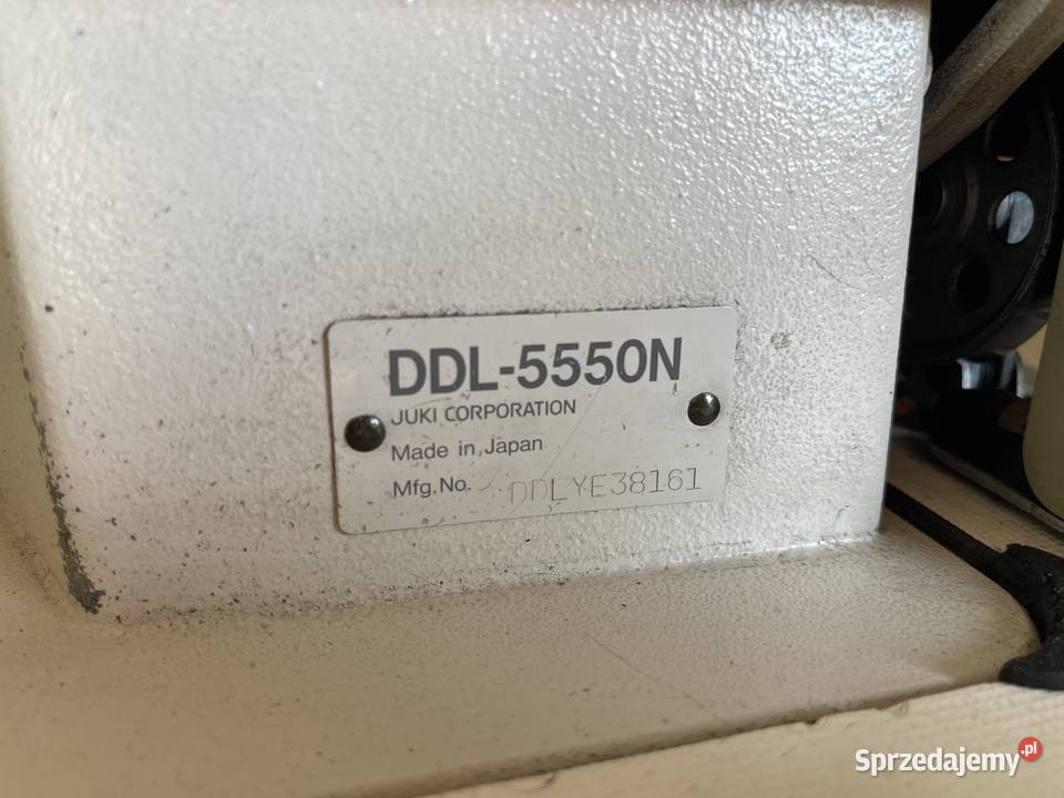 Maszyna do szycia JUKI DDL5550N Czarna