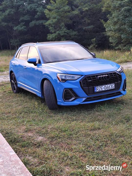 Audi q3 45 tfsi niebieski sprzedam