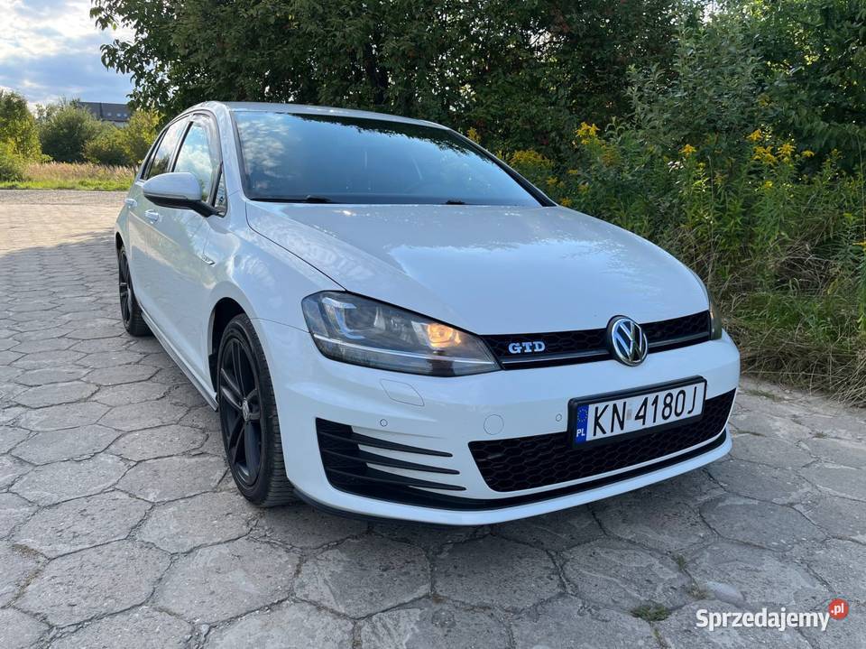 Volkswagen Golf VII GTD 20 TDi 184 2015r małopolskie Nowy Sącz sprzedam