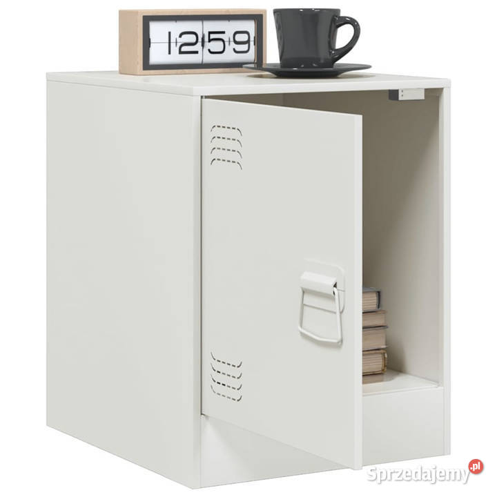 Szafki nocne 2 białe 345x39x44 stal WM841618 mazowieckie Warszawa