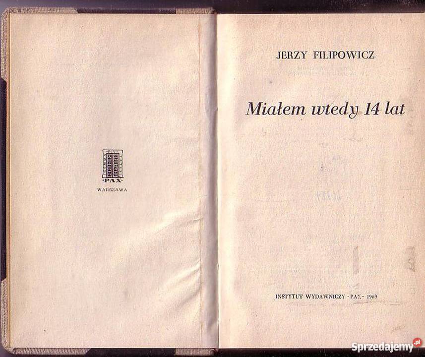 0571 MIAŁEM WTEDY 14 LAT JERZY FILIPOWICZ małopolskie Czyrna