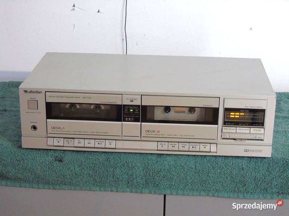 Magnetofon Technics RST130 srebrny sprawny i Jasło