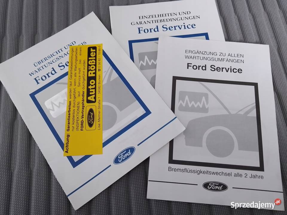 Ford Focus 2000r Książka Gwarancyjna Serwisowa Łódź