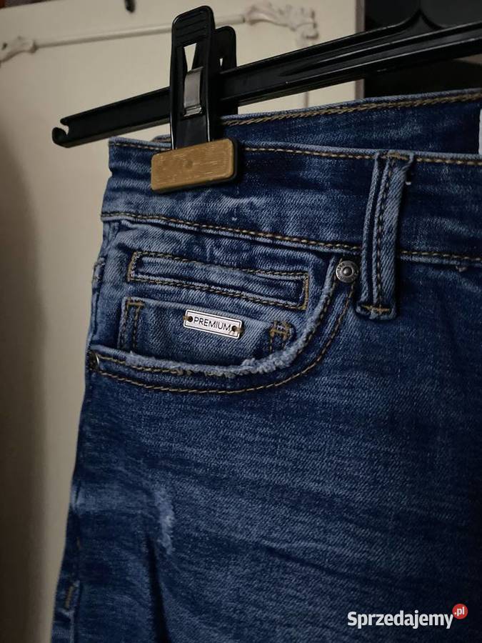 Jeansy dżinsy Stradivarius premium przetarcia Kraków sprzedam