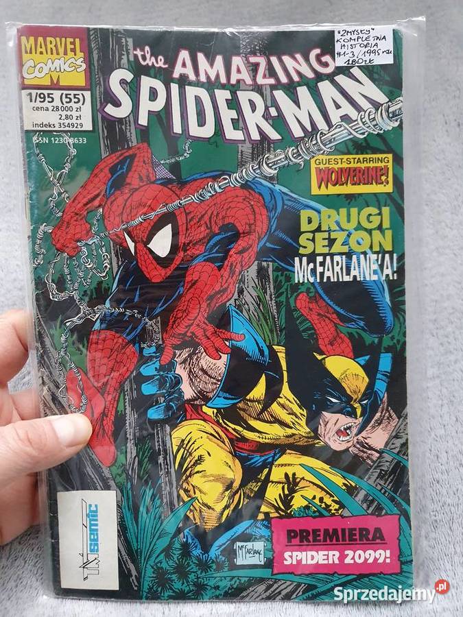 SpiderMan Zmysły kompletna historia TMSemic Superbohaterowie Gdynia