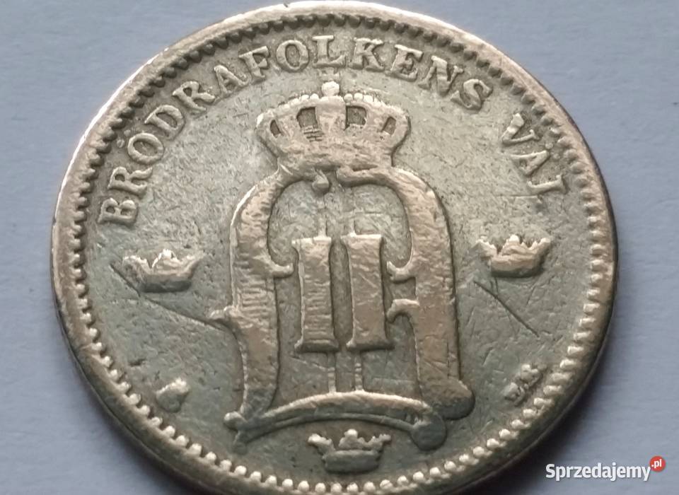 25 ORE 1899 Szwecja SREBRO RARYTAS Suszec sprzedam