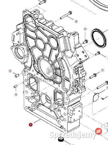 Fendt 936 Gen 7 Silnik D1556LE523 Osłona Obudowa Jastrzębniki