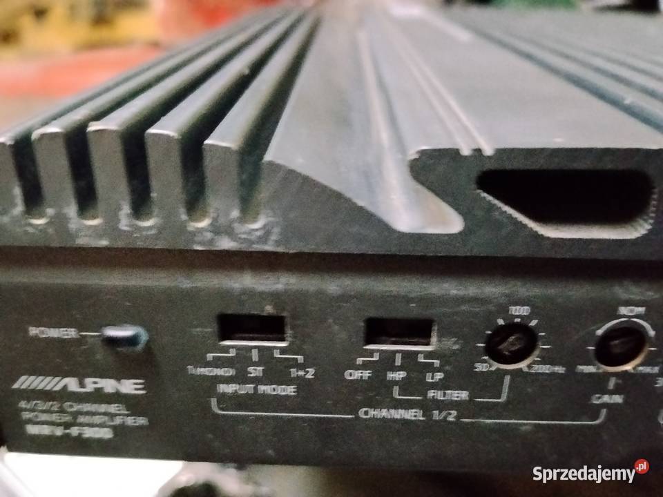 Wzmacniacz samochodowy Alpine v12 dolnośląskie Jawor