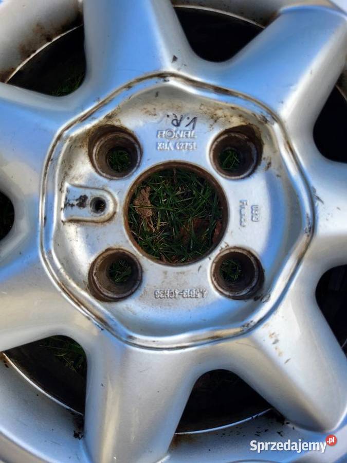 Felgi aluminiowe 4x100 ronal renault twingo clio Pułtusk