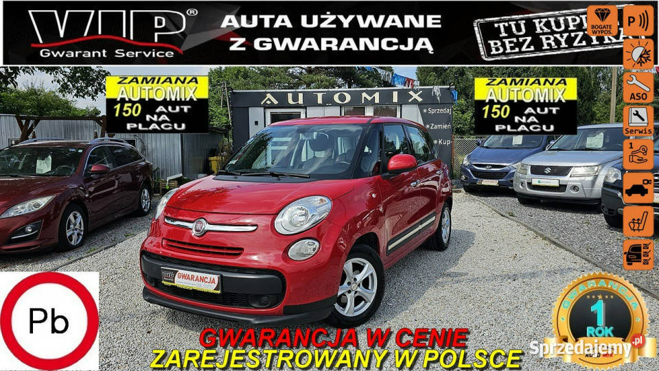 Fiat 500L SPRZEDANY ASR (kontrola trakcji) 500L dolnośląskie Świdnica