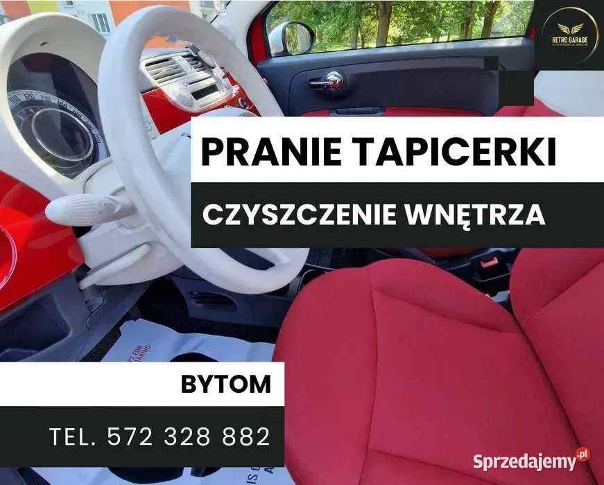 Pranie tapicerki samochodowej sprzątanie wnętrza Bytom usługa