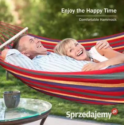 DUŻY HAMAK XXL z DRĄŻKIEM MOCNY Dwuosobowy Warszawa