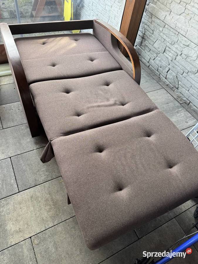 Fotel rozkładany z funkcją spania