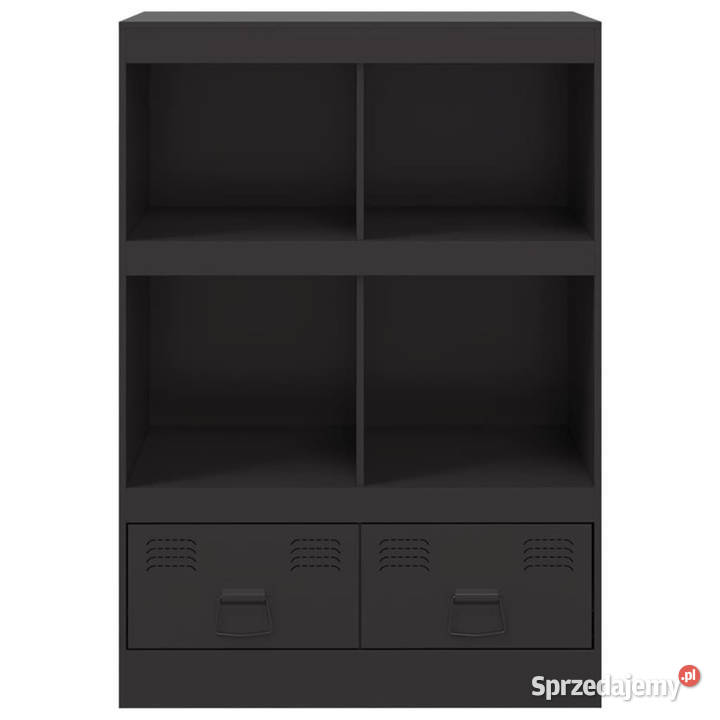 Szafka czarna 67x39x95 stal WM841799 Warszawa sprzedam