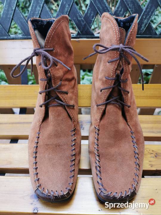 Buty Oryginalne KS zamsz nubuk 40 Skóra skóra