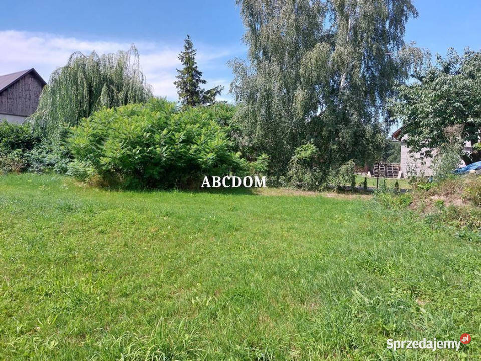 Maszków działka 8a z budynkiem projektem małopolskie sprzedam