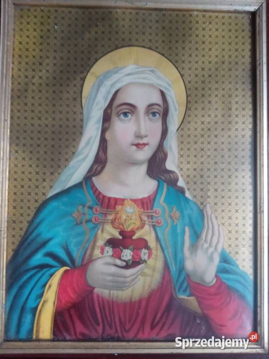 Święty obraz oleidruk Gdów sprzedam
