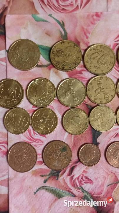 monety Euro centy euro złot Gliwice