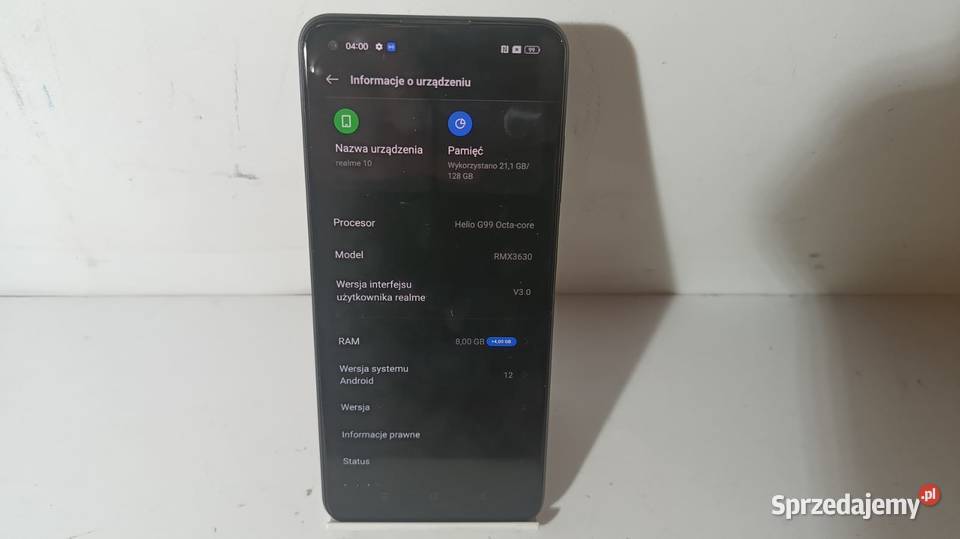 Smartfon REALME 10 8128GB Katowice sprzedam