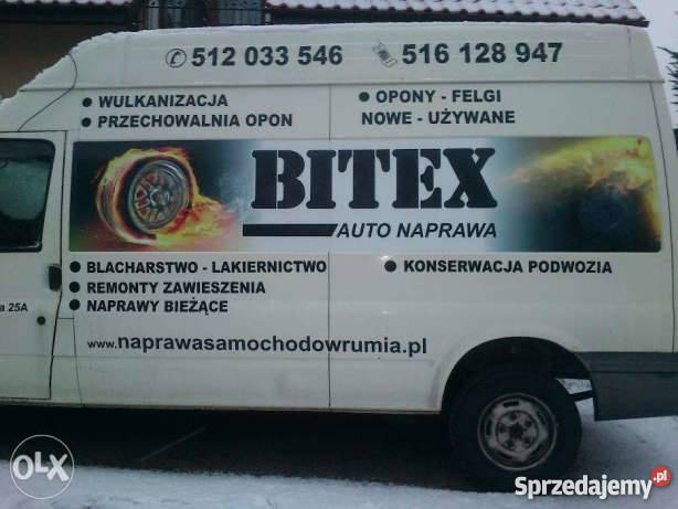 WULKANIZACJA firma Bitex wymiana opon najniższe Rumia