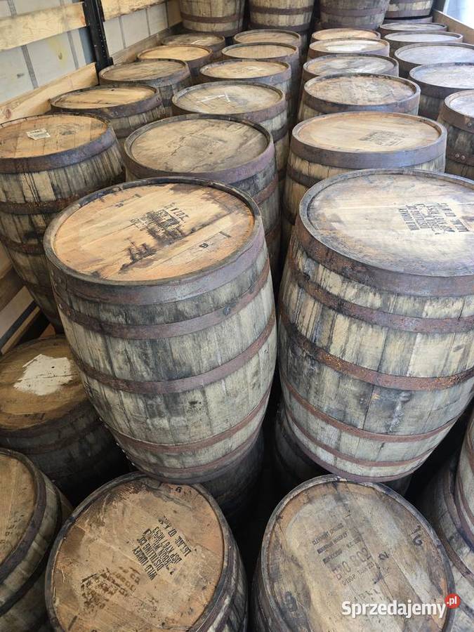 Ozdobne beczki dębowe 200L Whiskey ogród dom Tczew