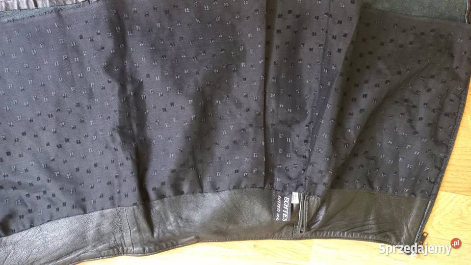 Spódnica mini że skóry naturalnej Lesznowola