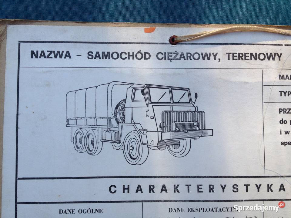 STAR 660 M1 tablica charakterystyka techniczna Warszawa