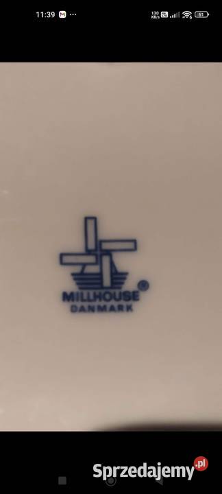 Talerz kolekcjonerski Wiatrak porcelana Dania dolnośląskie