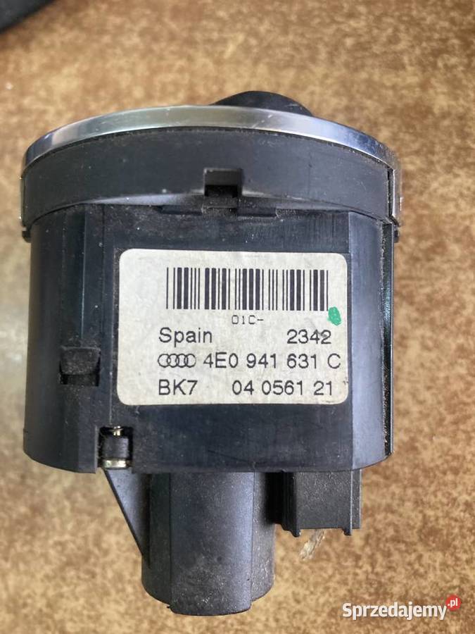 PRZEŁĄCZNIK ŚWIATEŁ AUDI A8 D3 4E0941531C osobowe Rakoniewice