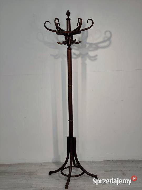 Oryginalny antyczny wieszak stojący Thonet Poddębice