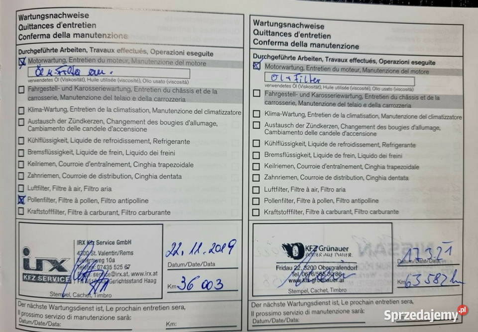 Nissan Juke Pisemna Gwarancja 12 miesięcy I Rok produkcji 2017