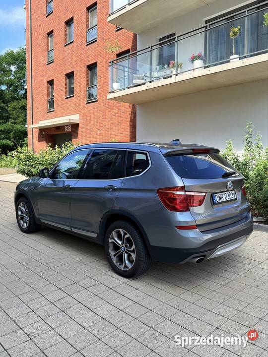 BMW X3 F25 20D B48 Automat 2016 r aluminiowe felgi Wrocław