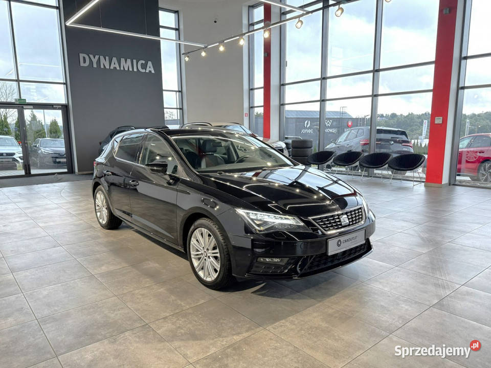 Seat Leon Xcellence 15TSI 130 M6 2019 r salon immobilizer Myślenice