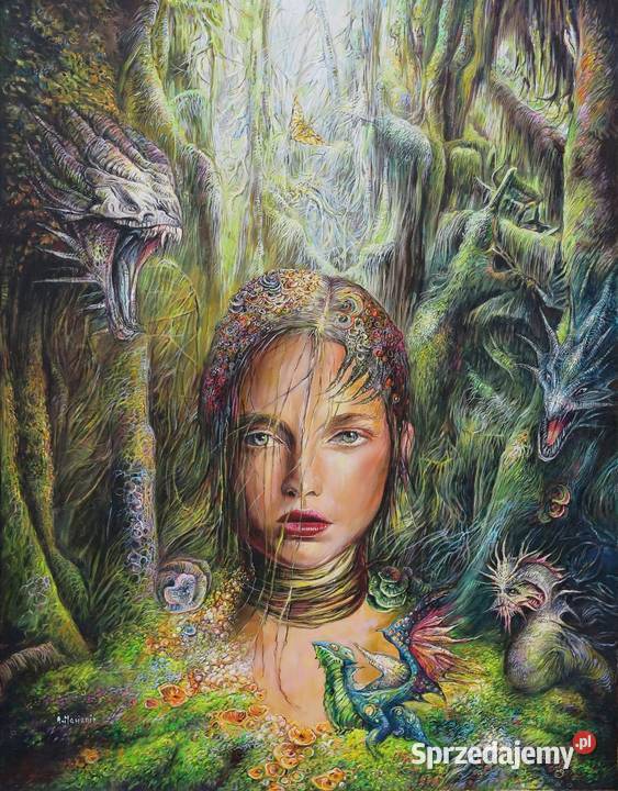 Słowiański portret olejny kujawsko-pomorskie Toruń