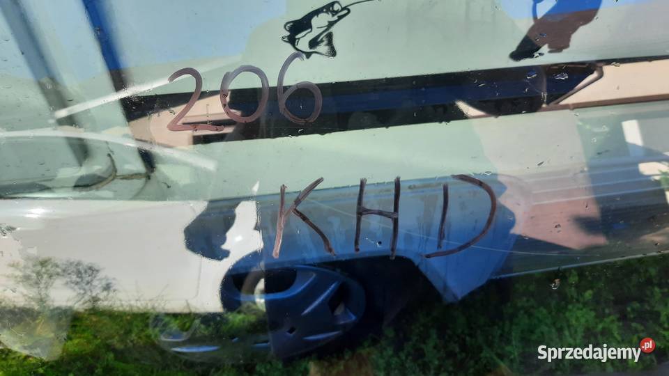 drzwi prawe peugeot 206 3d lak KHD kompletne Dębno
