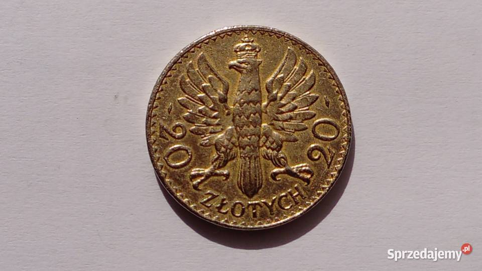 Moneta 20 głowa kobiety 1925 r wielkopolskie Mosina