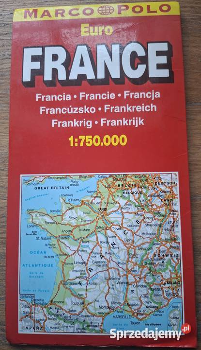 France 1750 000 Marco Polo mapa sprzedam