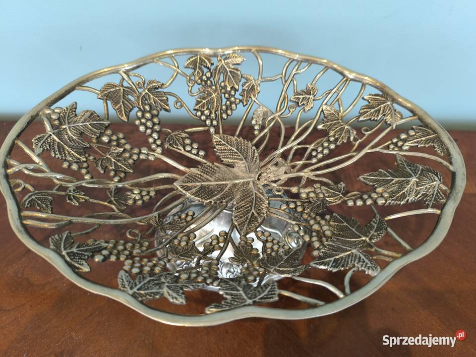 Piękna ażurowa patera owocarka łódzkie Łódź