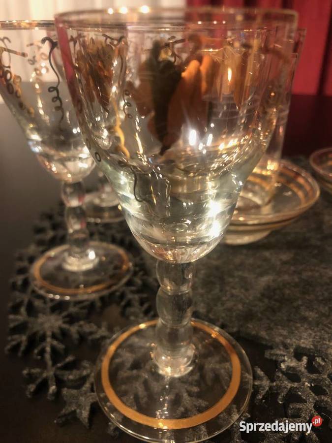 Wyjątkowy Zestaw Cienkościennego Szkła Vintage małopolskie Kraków
